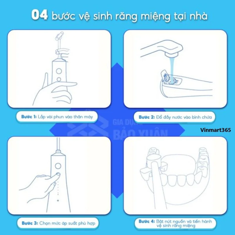 Máy tăm nước cầm tay Flossie 