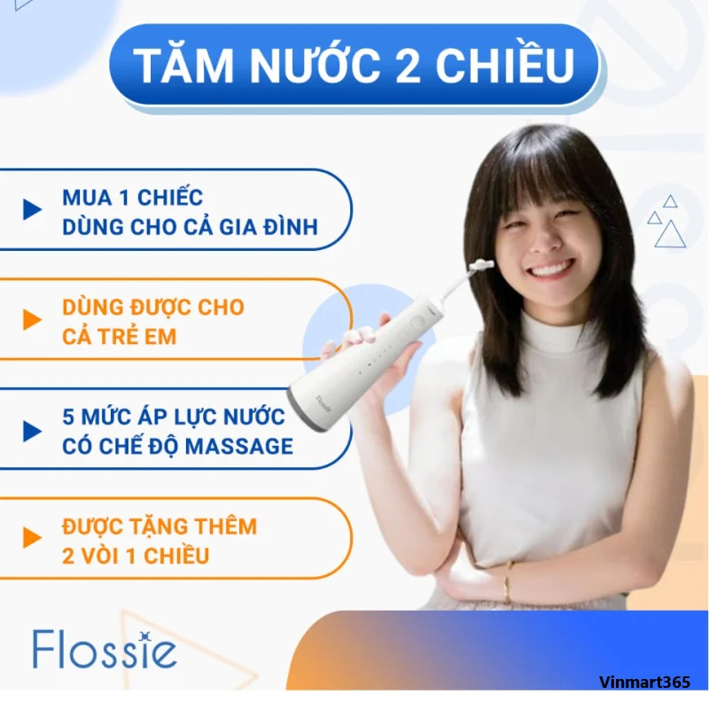Máy tăm nước cầm tay Flossie 