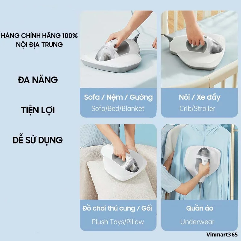 Máy hút bụi giường nệm Chigo ZG-CR518