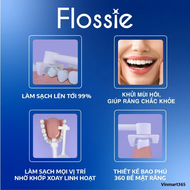 Máy tăm nước cầm tay Flossie chính hãng