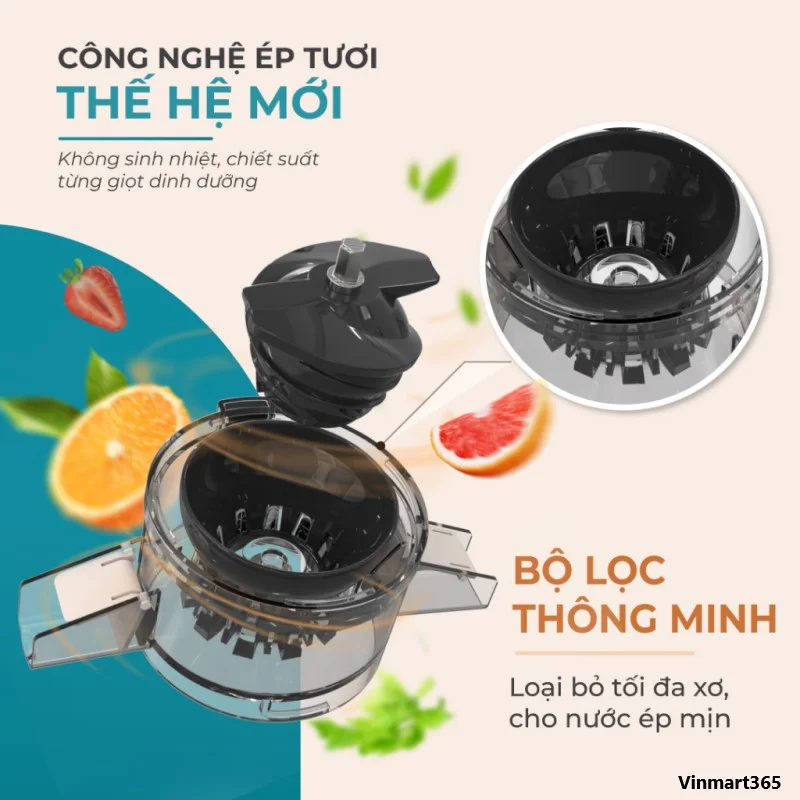 Máy ép chậm Sunhouse SHD5515