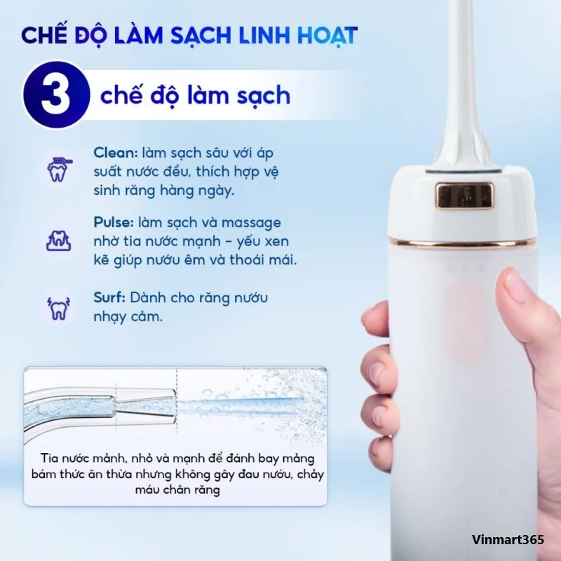 Máy tăm nước cầm tay 