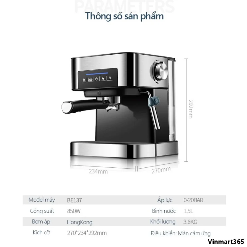Máy pha cà phê Espresso BE137