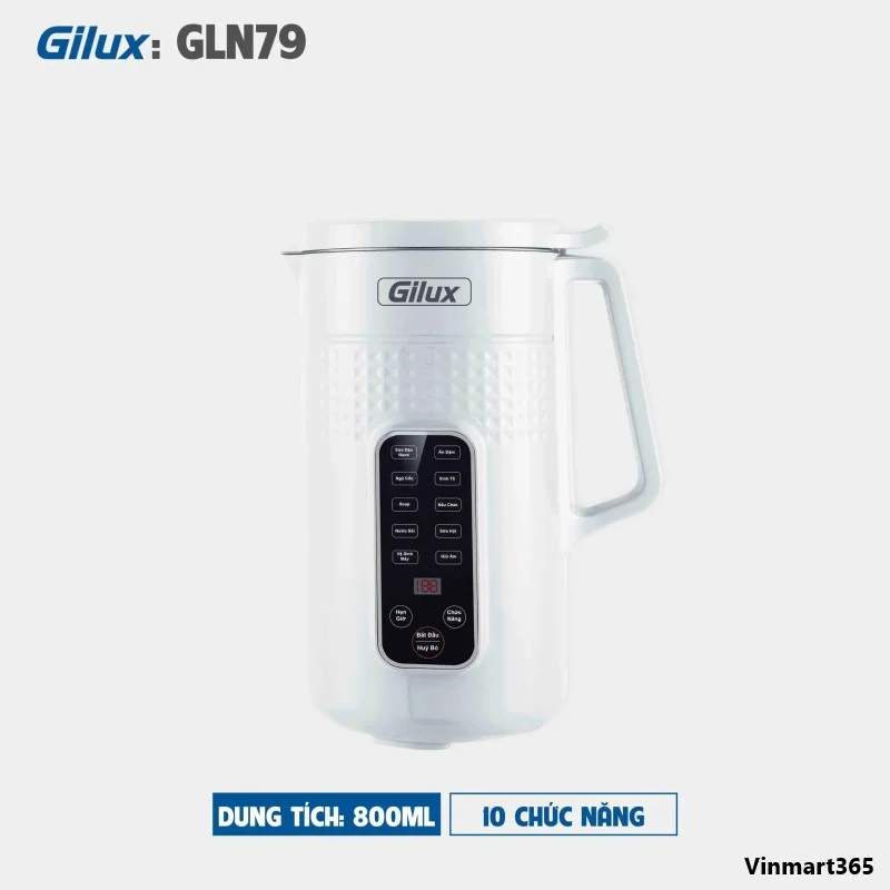 Máy làm sữa hạt Gilux GLN79 - 10in1