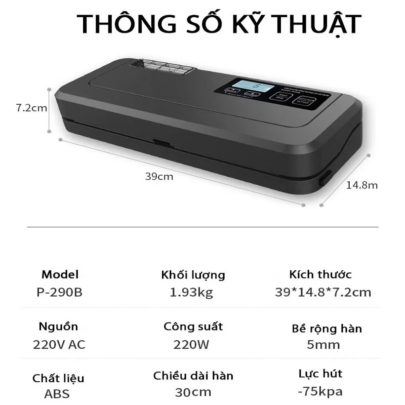 máy hút chân không P290B