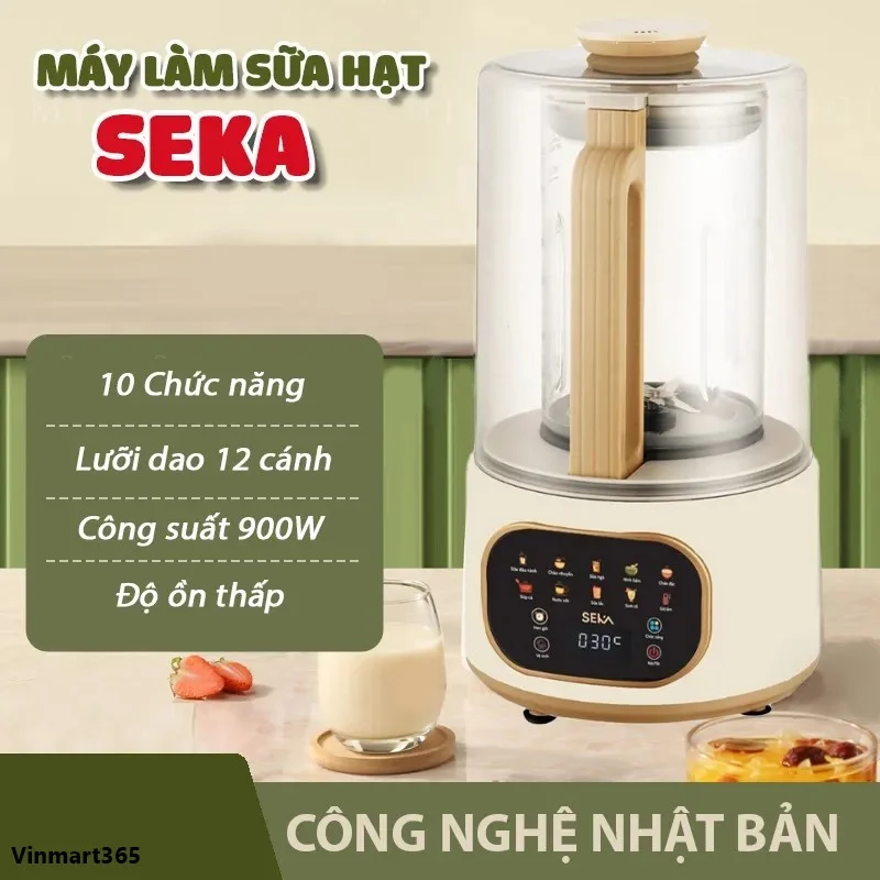 Máy làm sữa hạt SEKA E500 Nhật Bản