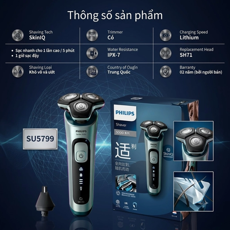 may-cao-rau-philips-su5799-chinh-hang-8