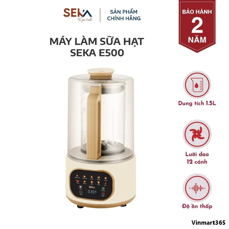 Máy Làm Sữa Hạt SEKA E500 Nhật Bản