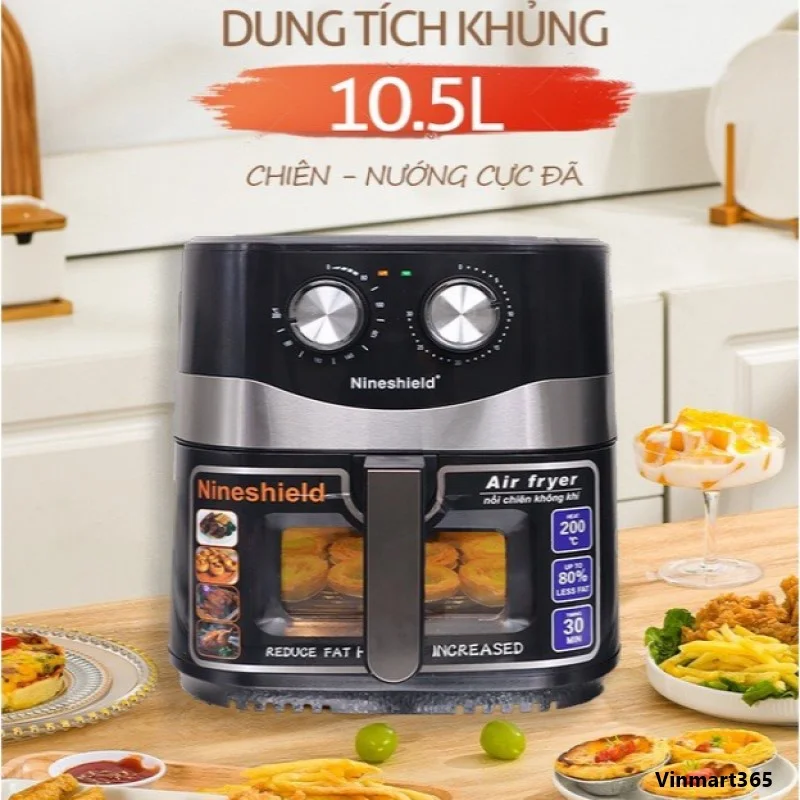 Nồi chiên không dầu Nineshield KB-8002