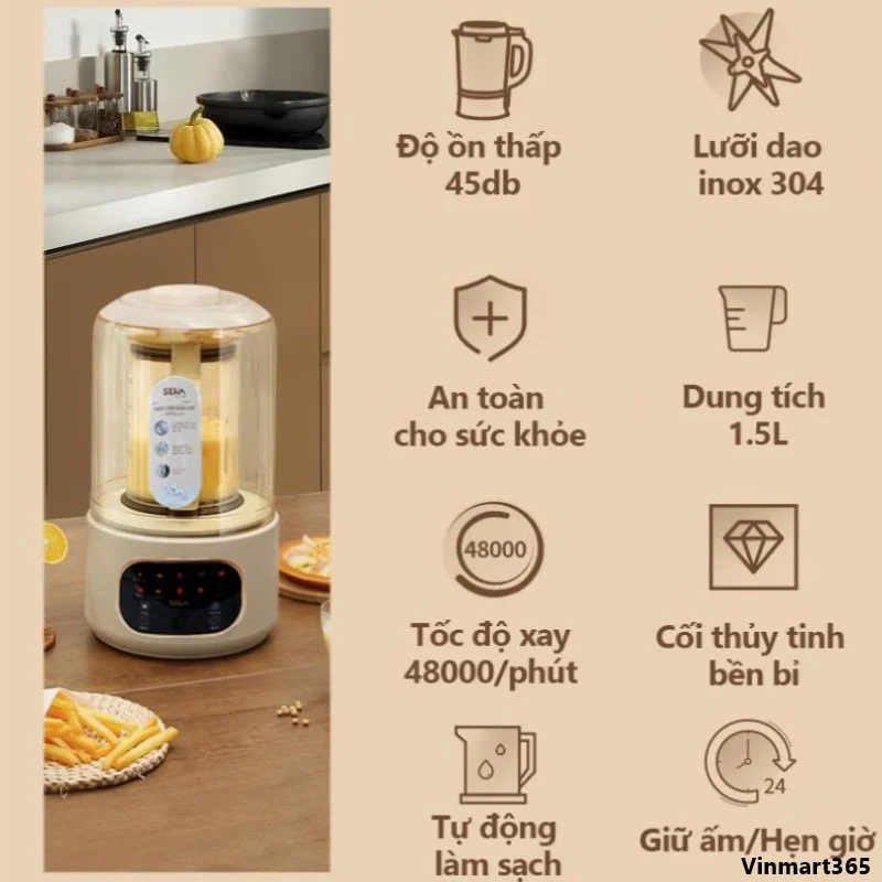 Máy làm sữa hạt SEKA E500