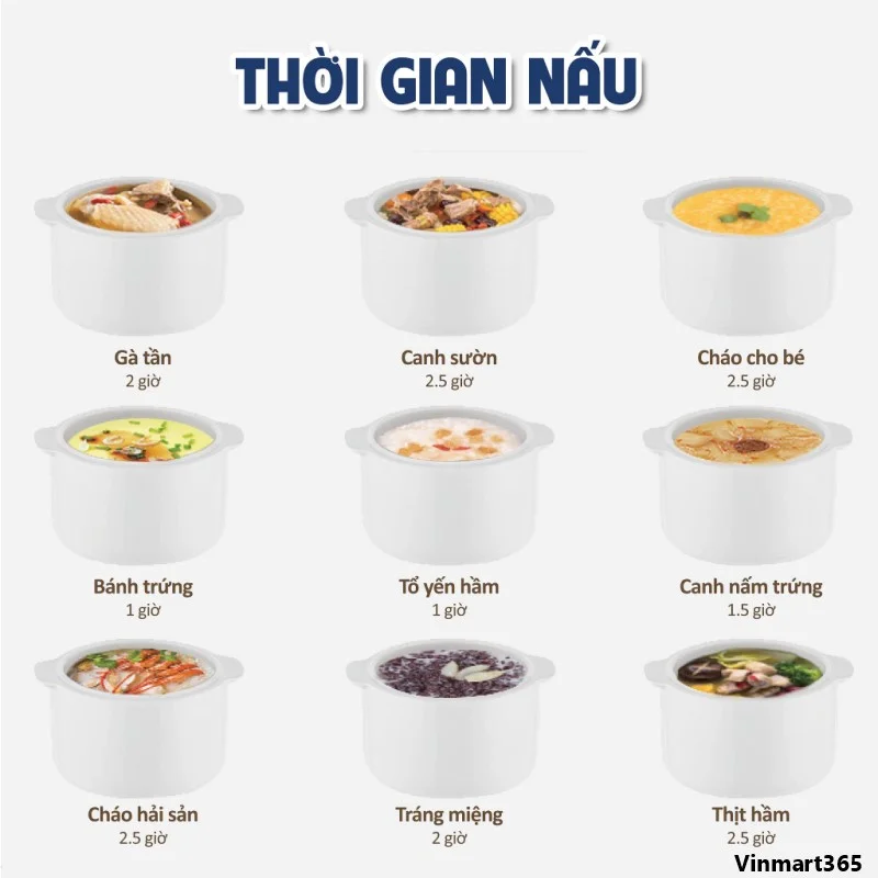 Nồi nấu cháo chậm Gilux 1L
