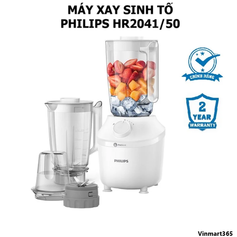 Máy Xay Sinh Tố PHILIPS HR2041/10 Cao Cấp