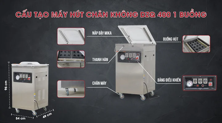 Máy hút chân không DZQ400