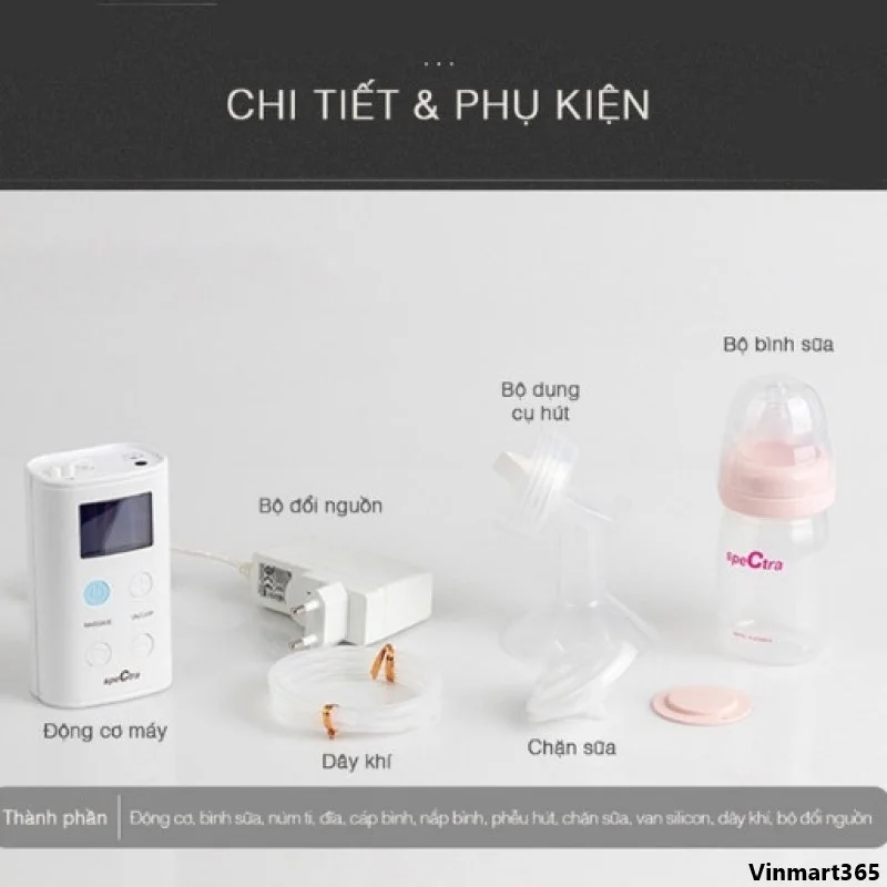Máy hút sữa Spectra 9 Plus điện đôi