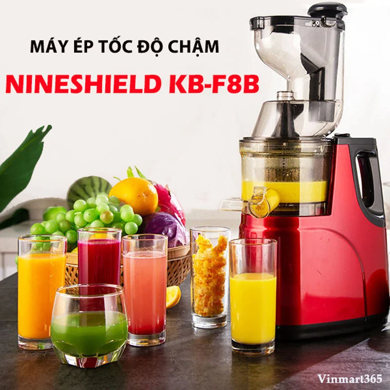 [Review] Máy Ép Chậm Nineshield KB-F8B Nhật
