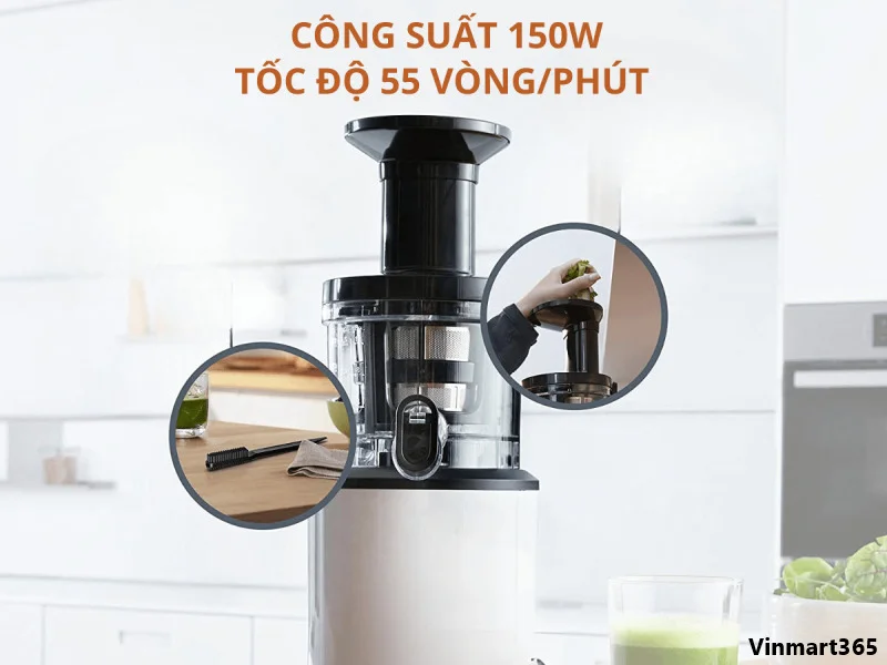 Máy ép hoa quả chậm Bosch