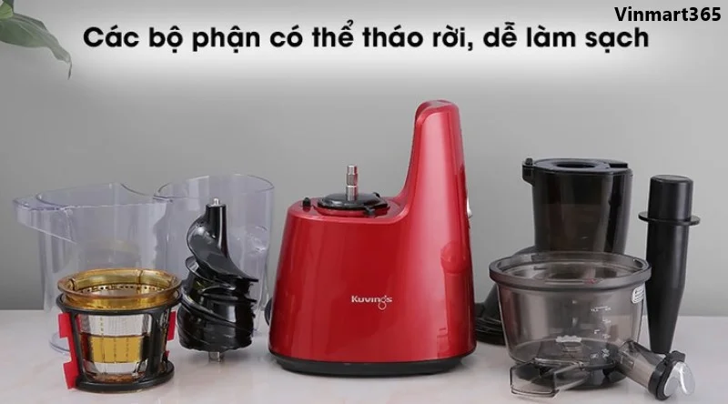 dễ dàng tháo rời vệ sinh máy