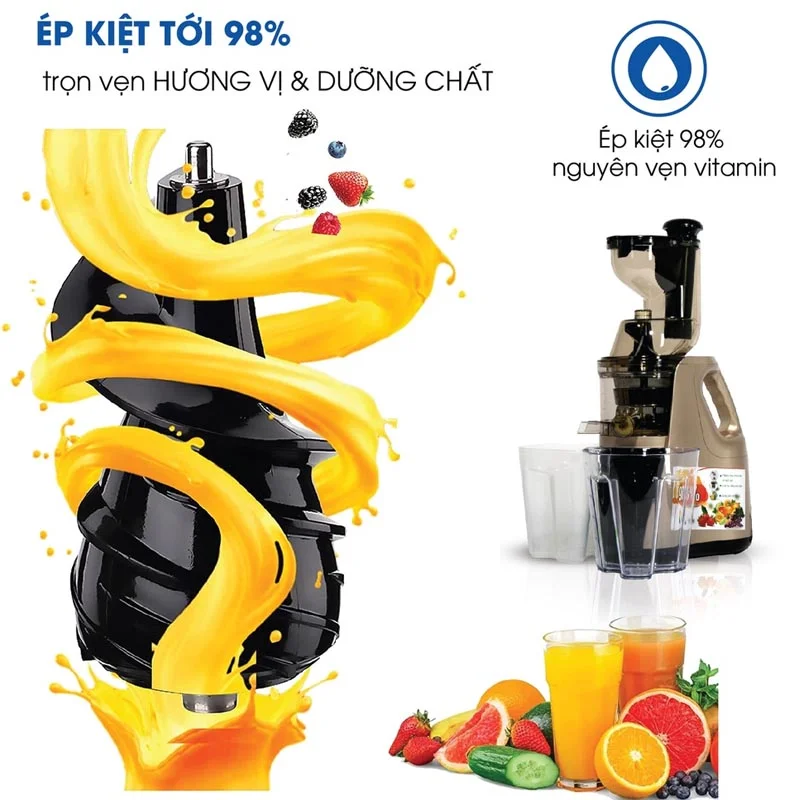 máy ép chậm Matika