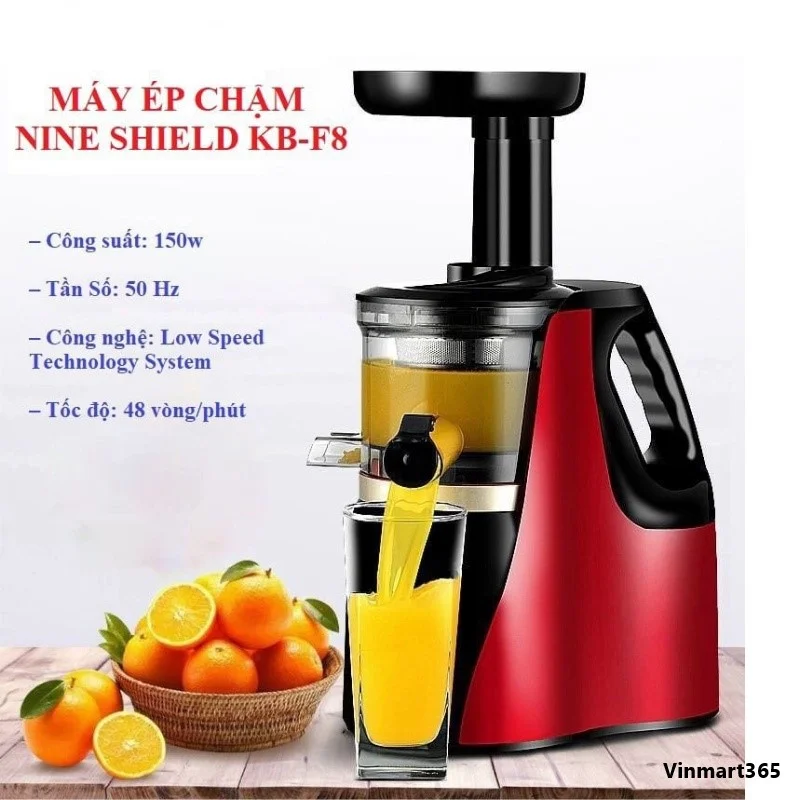 Máy ép chậm Nineshield KB-F8S