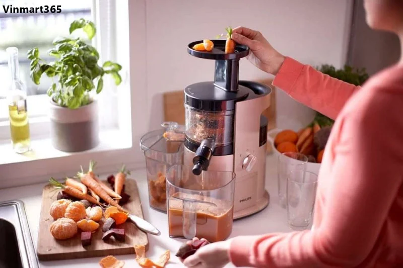 máy ép chậm hoa quả Philips