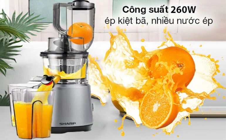 [Review] Máy Ép Chậm Sharp KS-888 Thái Lan
