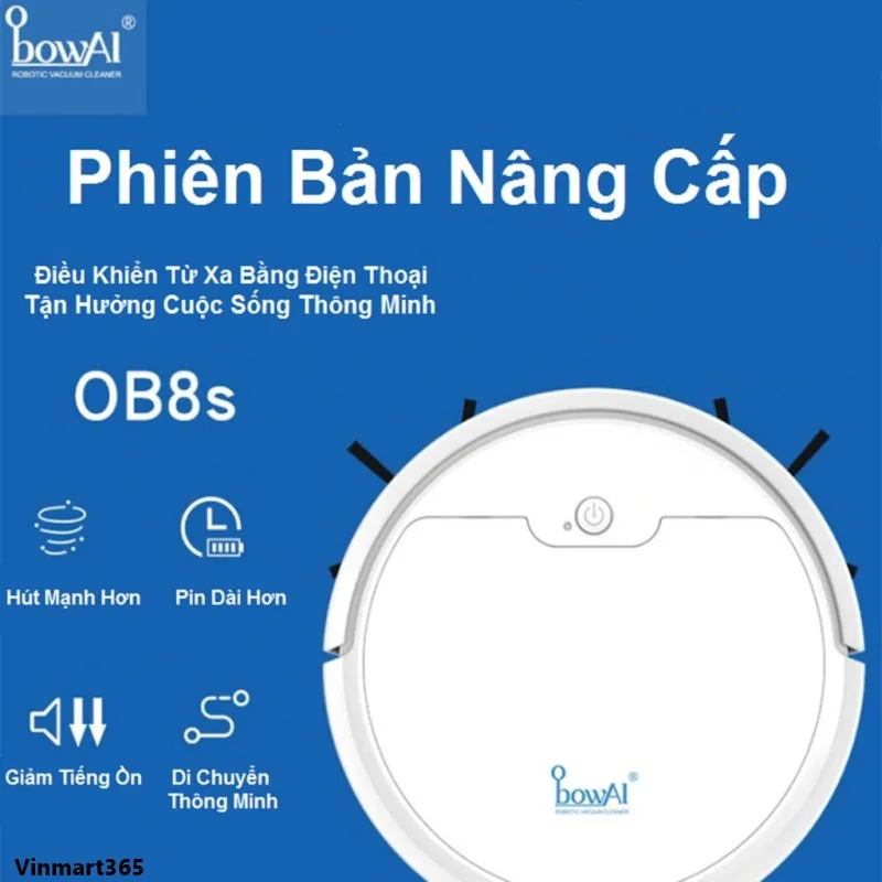 Robot Hút Bụi Bowai OB8S Max Thông Minh