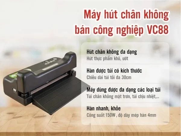 Máy hút chân không bán công nghiệp VC88