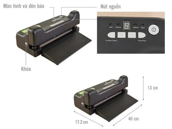 Máy hút chân không bán công nghiệp VC88