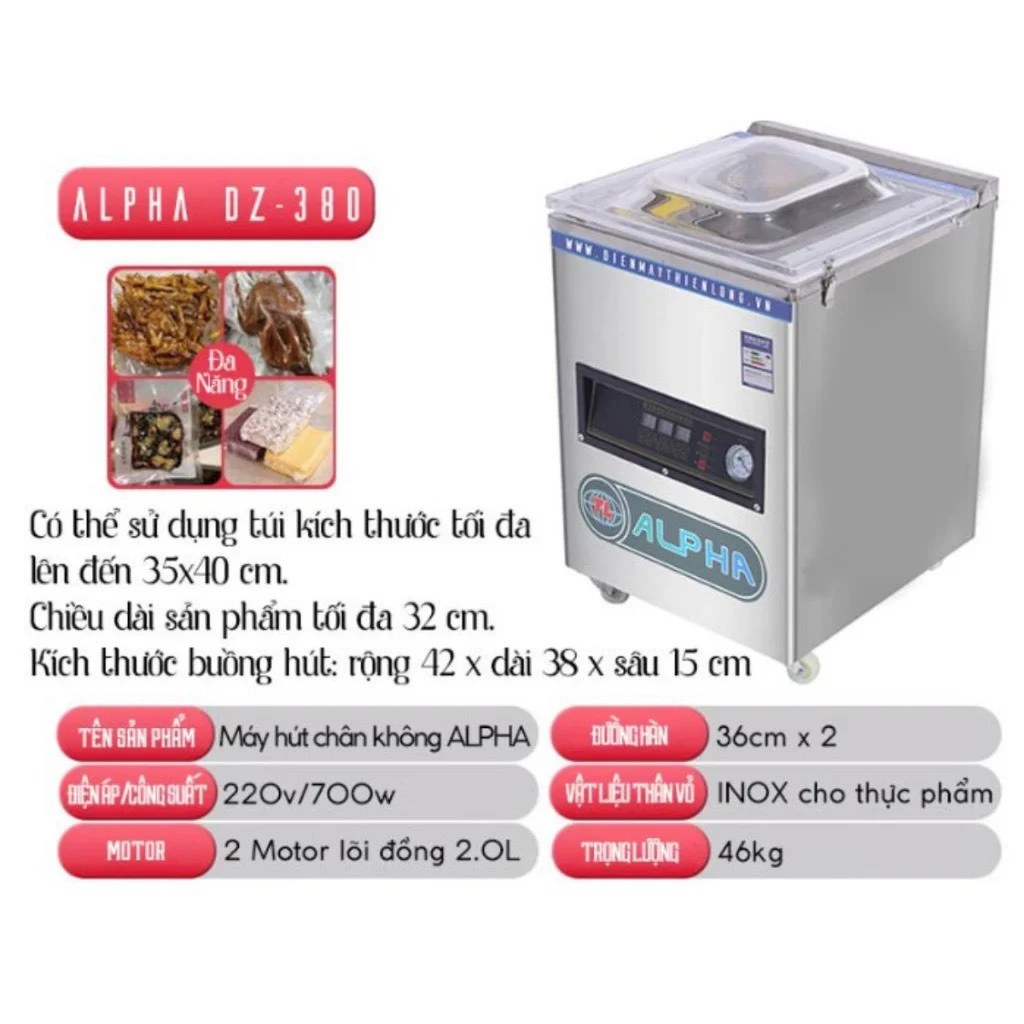 máy hút chân không dz380