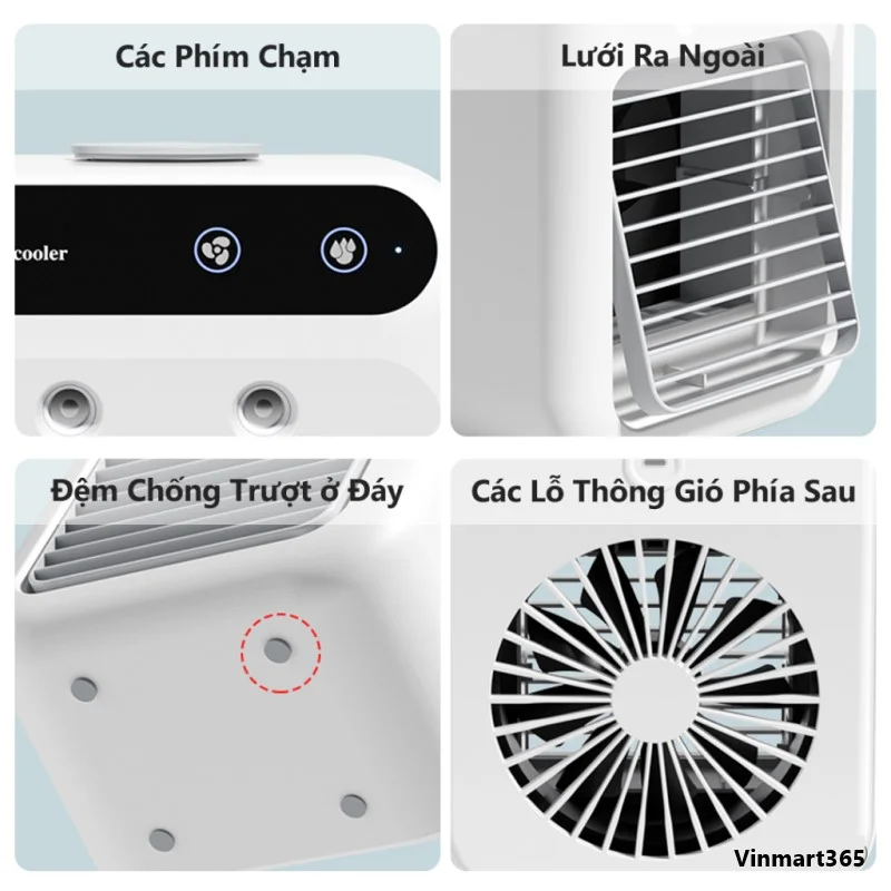 Quạt điều hòa phun sương Chefman CM-D124