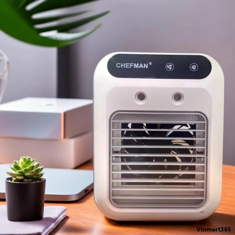 Quạt Điều Hòa Phun Sương Chefman CM-D124 Mini