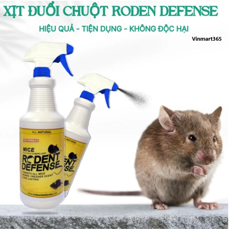 Bình xịt đuổi chuột AMB Rodent Defense cao cấp