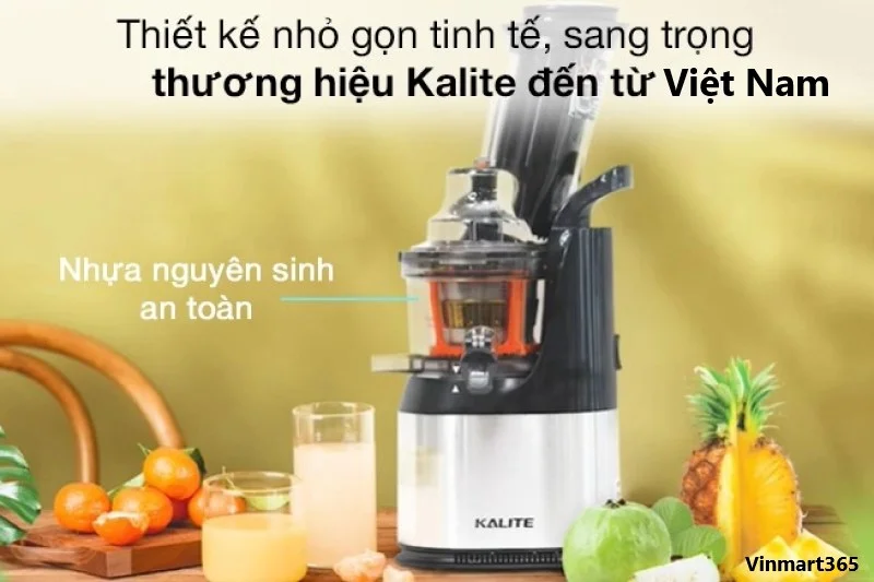 Máy ép chậm Kalite thiết kế nhỏ nhắn