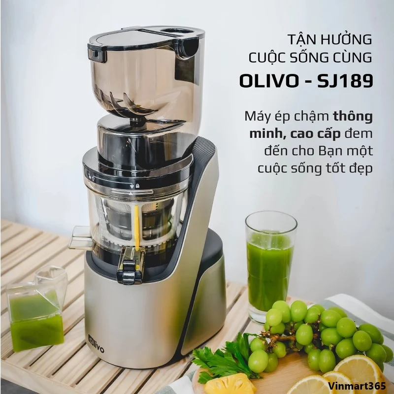 Máy ép chậm Olivo SJ189 cao cấp