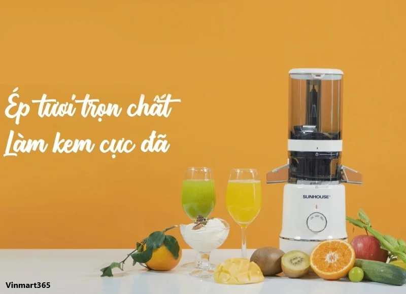 Máy Ép Chậm Sunhouse Có Đáng Mua Không, Ưu Nhược Điểm Của Máy
