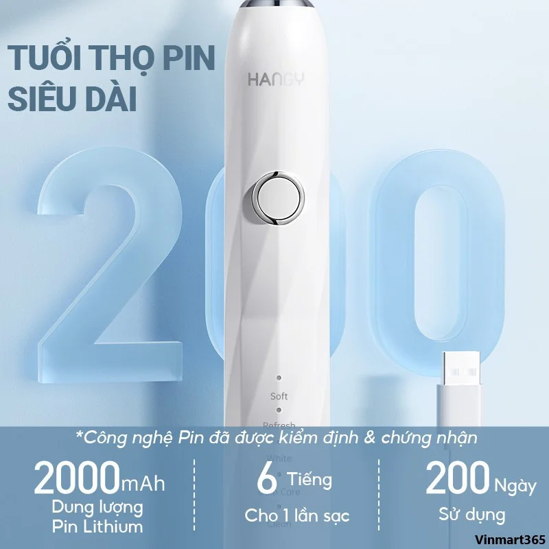 Bàn chải điện Hangy 