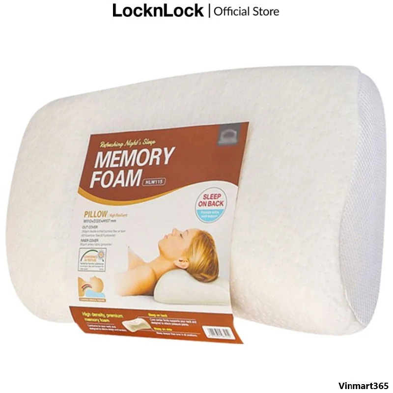 Gối Mềm HR Foam Lock&amp;Lock HLW115 Cao Cấp