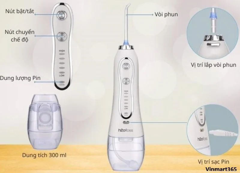 Máy tăm nước H2ofloss HF-6P
