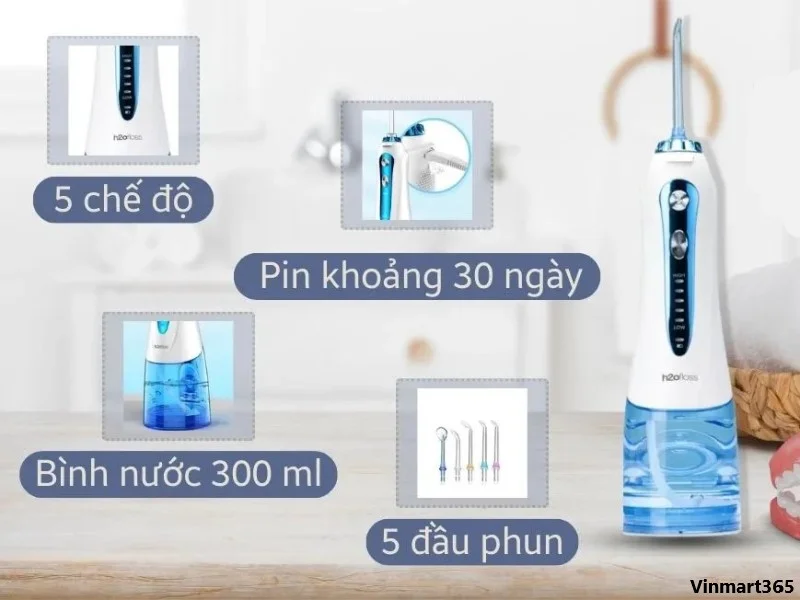 Máy tăm nước H2ofloss HF-9P cao cấp