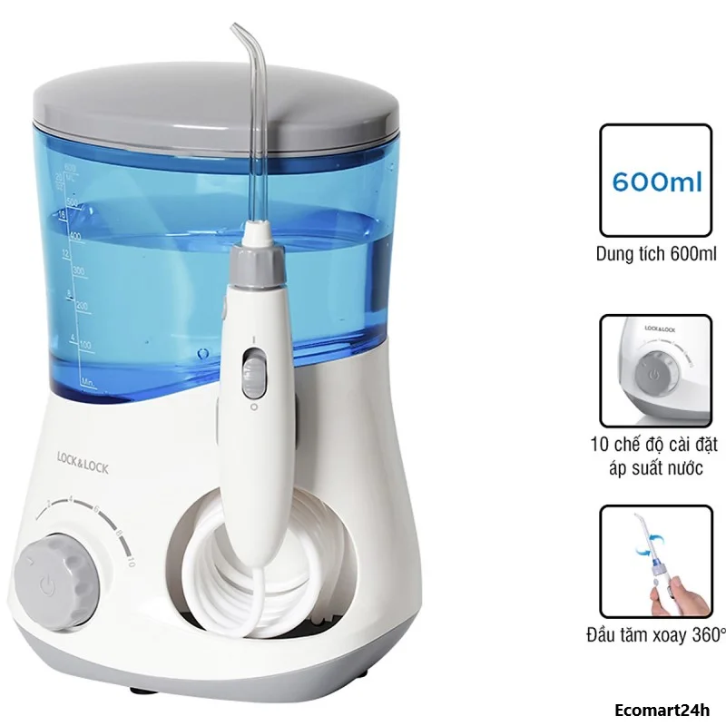 Máy tăm nước Lock&Lock Oral Irrigator ENR111BLU