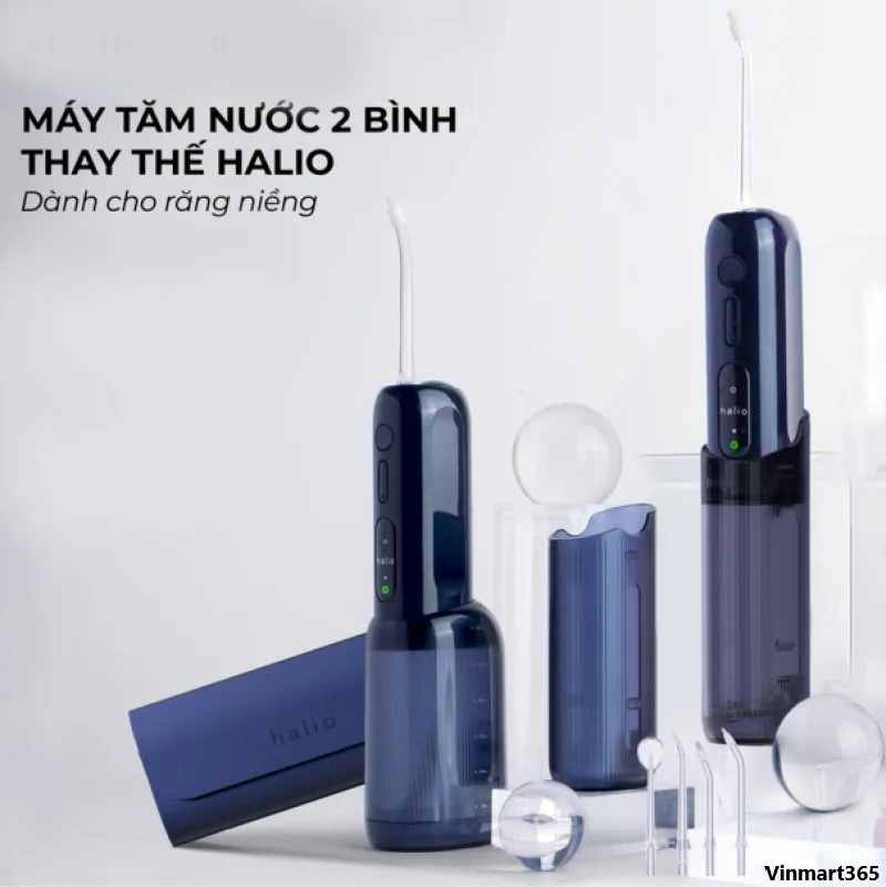 Máy tăm nước Halio gia đình có dung lượng pin khủng