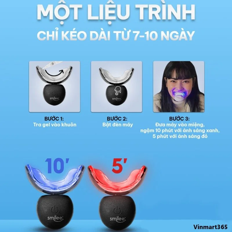 Bộ kit trắng răng Smilee Extra chính hãng