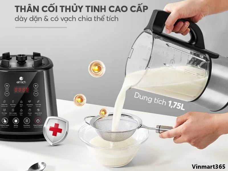 Lựa chọn theo công suất của máy xay sữa hạt