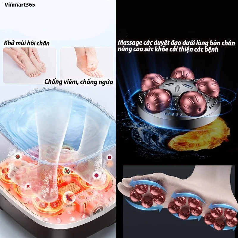 Chậu ngâm chân massage chính hãng