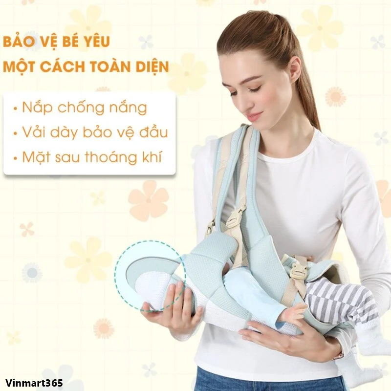 Địu em bé Bamboo Life BL032 chính hãng