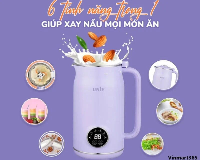 Đèn hiển thị sáng nhưng máy làm sữa hạt Unie UMB06 không hoạt động