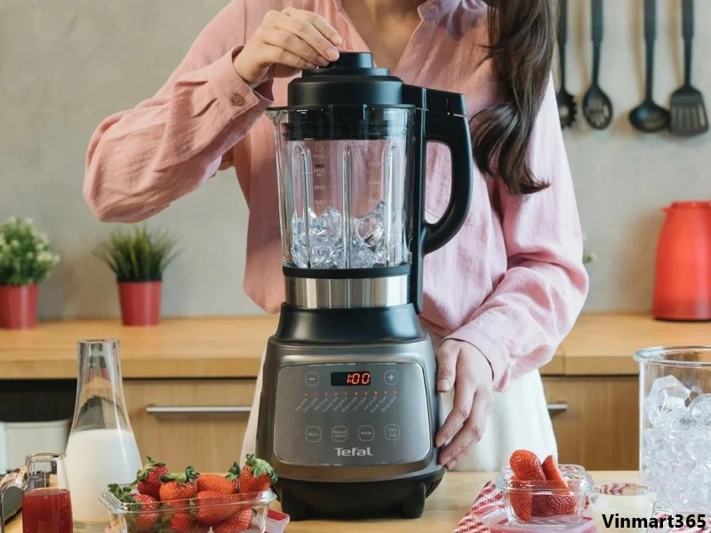 Máy xay sữa hạt Tefal có lưỡi dao inox
