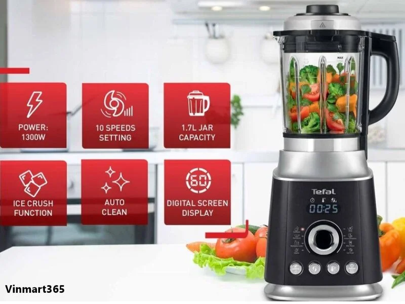 Máy làm sữa hạt Tefal đời mới nhất có công suất mạnh mẽ