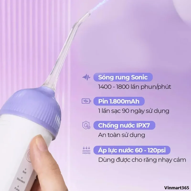 máy tăm nước Halio