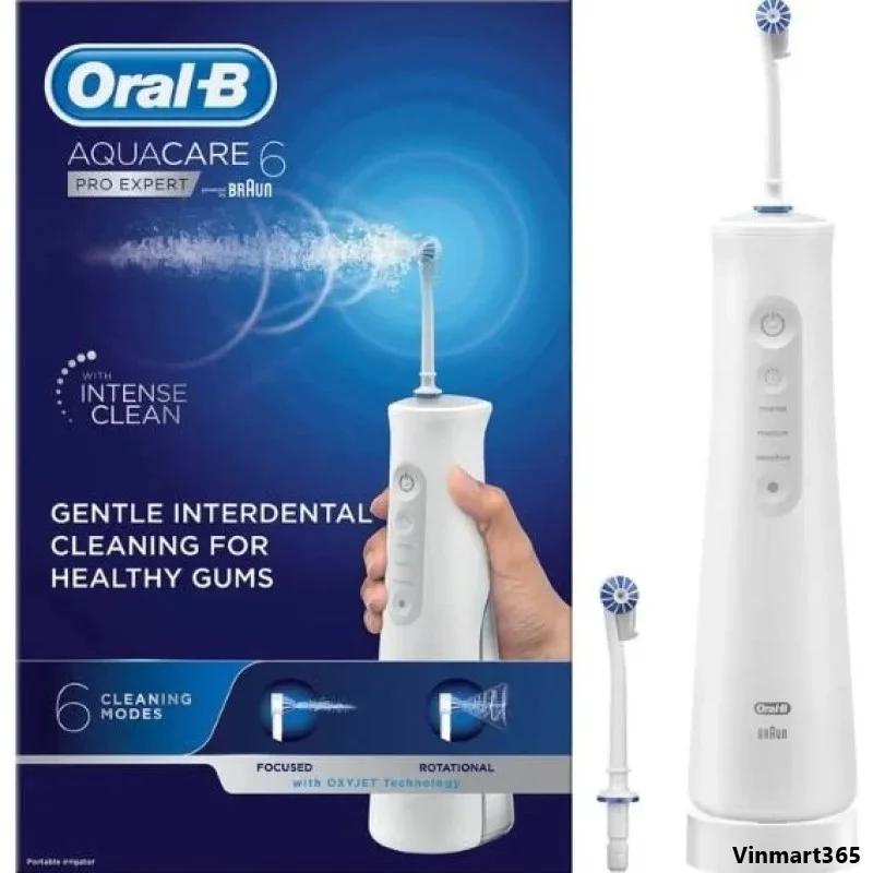 Tìm Hiểu Máy Tăm Nước Oral-B Aquacare 6 Chi Tiết Từ A - Z
